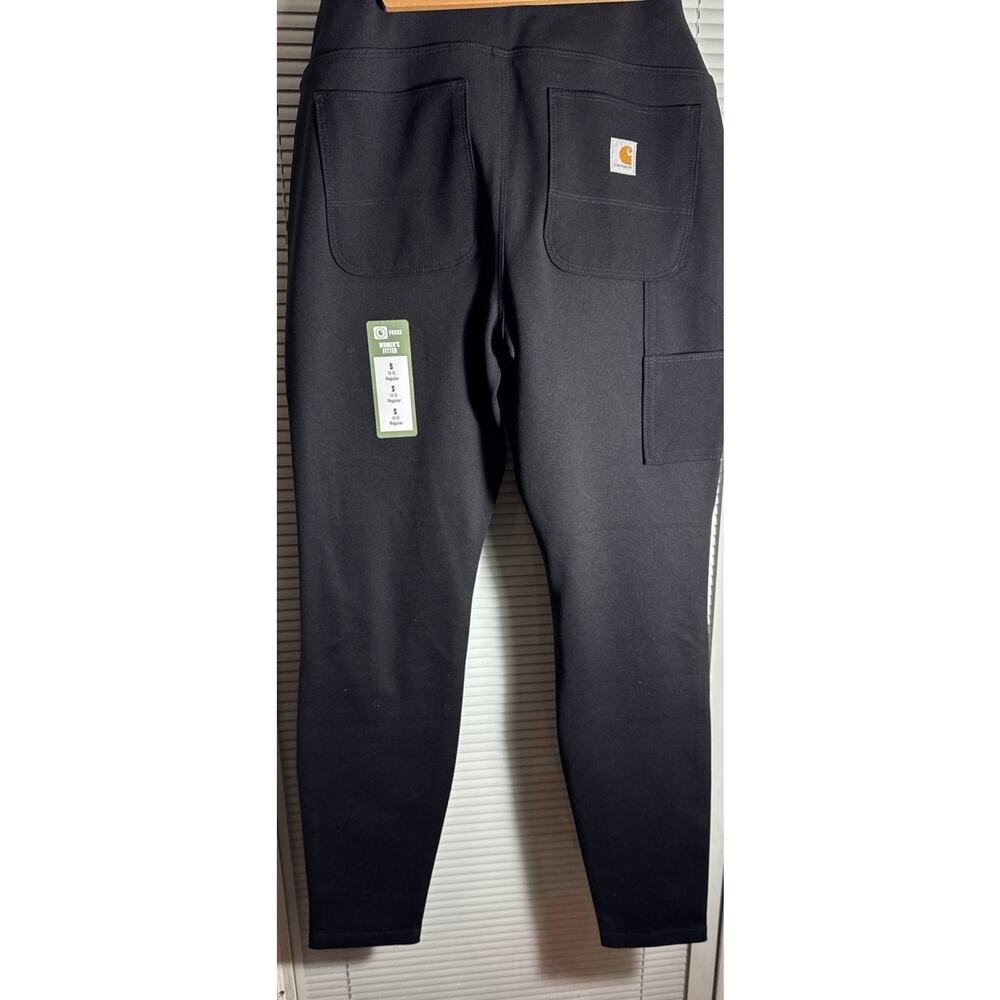 CARHARTT Force Fitted Double Knee Pants Women’s S 4-6 Black Workwear NWT - Picture 6 of 9